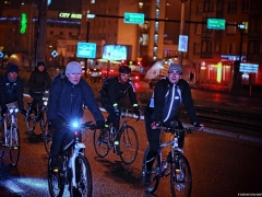 Grudniowy przejazd Bydgoskiej Masy Krytycznej - 2013