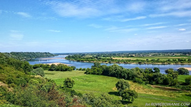 Widok ze skarpy w Świeciu