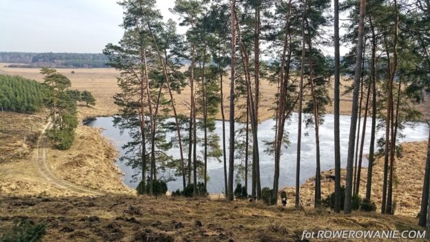 Staw w Puszczy Bydgoskiej, Chrośna - trasa rowerowa