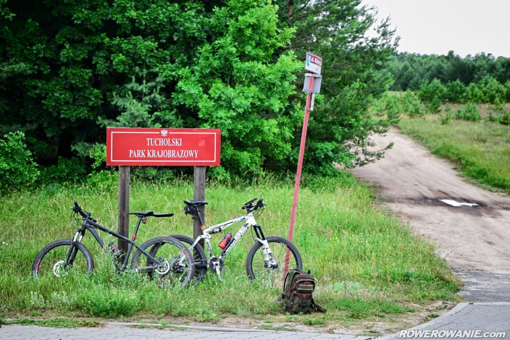 tucholski park krajobrazowy, dwa rowery